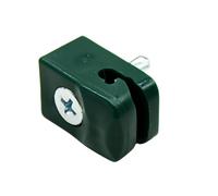 DOJA Barcelona Clip per Recinzione - Confezione da 50 - Colore Verde - Resistente - Clip in Plastica per Recinzione con Installazione Facile - Clip per Rete ombreggiante Con Fissaggio Sicuro Garantito