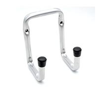 DOJA Barcelona | Ganci a U per Muro | 2 Ganci Bicicletta Muro Semplici | 120x80x50mm | Acciaio Zincato | Appendi Bici da Parete, Supporto da Parete per Kayak, Staffe Porta Attrezzature Sportive