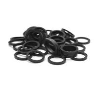 DOJA Barcelona | Guarnizioni Idrauliche Larghe | 1/2" | 25 Unità | Guarnizioni in Gomma | 14,5x8x2mm | Rondelle Gomma EPDM | O Ring Guarnizioni Larghe | Per Tubo Scarico Lavatrice, Sifone, Lavandino