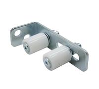 DOJA Barcelona Guida per Porta Scorrevole - Facile da Installare e Regolare - Materiale Robusto con Misure Esatte - Rulli per Porta - Guida Porta Scorrevole Pavimento - Guide al Pavimento