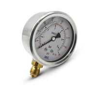 DOJA Barcelona | Manometro di pressione dell'acqua 0-4 bar | Manometro pressione dell'acqua glicerina 1/4" | Ø 63 mm | Collegamento verticale | Regolatore di pressione | per manometro di pressione