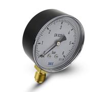 DOJA Barcelona | Manometro Pressione Acqua | 1/4" | 0-6 bar | Pack 1 | Misuratore di Pressione Acqua | Misurazione Pressione Acqua Verifica Sistemi Acqua Potabile, Riscaldamento, Irrigazione
