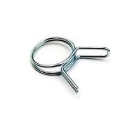 DOJA Barcelona | Morsetti per Tubi | 14mm | Pack 25 | Fascette Stringitubo Acciaio Zincato | Fascetta Stringitubo Senza Viti | Fascette Metalliche Stringitubo Regolabili | Morsetto Fissaggio Tubi