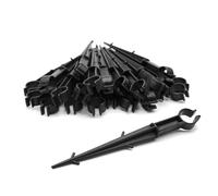 DOJA Barcelona | Picchetti di Supporto Tubi Irrigazione | 50 Pezzi |16-20mm Ø | Supporto U Tubo Irrigazione | Supporto Tubo Irrigazione | Irrigazione a Goccia Supporti | Supporto per Irrigazione