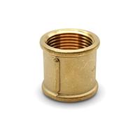 DOJA Barcelona | Raccordi Ottone Femmina | 3/4" | Manicotto Ottone | Raccordi Idraulici Ottone per Acqua, Gas, Combustibile, Olio | Raccordo Ottone Idraulica per Acqua Circolazione nel Tubo