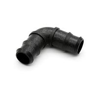 DOJA Barcelona | Raccordo a Gomito Irrigazione | 25 pz | Manichetta Semplice | 16mm | Connettori Gomito Portagomma | Raccordi Idraulici a Goccia per Tubi Giardino, Impianto Irrigazione Orto