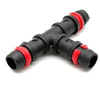 DOJA Barcelona | Raccordo a T Irrigazione Sicurezza 16mm | 100 pz | Connettore Irrigazione Raccordi T | Connettore a T per Irrigatore | Accessori Irrigatori da Giardino | Tee Connettori Gocciolamento