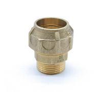 DOJA Barcelona | Raccordo Dritto Maschio in Polietilene PE a Compressione 20x1/2" | Connettore per Progetti di Precisione e Sistemi d'Acqua