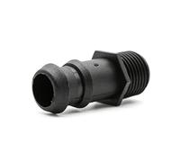 DOJA Barcelona | Raccordo Filettato Maschio Irrigazione | 16mm | 1/2" | Pack 25 | Raccordo Portagomma e Filettato Maschio | Attacco Connettore Rapido Acqua Maschio | Raccordi per Tubi Irrigazione