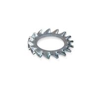 DOJA Barcelona | Rondelle Zincate Dentate M10 | 100 pz | Rondelle di Bloccaggio per Edilizia, Elettronica, Trattori Agricoli, Idraulica, Fai-da-te