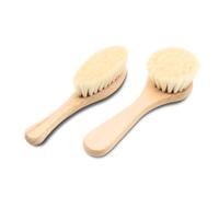 DOJA Barcelona Spazzola Massaggiante per Bambini - Set Spazzola Neonato con Setole Estremamente Morbide per Cura Efficace dei Capelli - Capelli Neonato Facile da Usare - Pettine Bambina