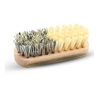 DOJA Barcelona Spazzola per Verdure in Legno di Faggio per Frutta, Verdura e Funghi con Design Ergonomico - Spazzola per Funghi con Impugnatura Comoda - Spazzola in legno per Vegetale