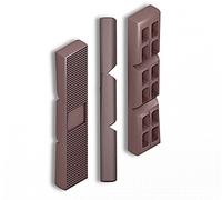 DOJA BARCELONA | Spessori in Plastica 12mm | Ferma Finestra Marrone | 250 Pezzi | Cunei per Distanziare Oggetti come Finestre, Porte, Mobili | Zeppe di plastica | Blocchi in Plastica Distanziatori