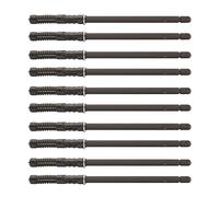 DOJA Barcelona | Staffa per Mensola Galleggiante | 10 Pezzi | Staffe per Mensole Galleggianti | Ø10 * 145mm | Staffa Reggimensola a Scomparsa in Acciaio | Staffe Supporto Mensola Invisibile