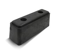 DOJA Barcelona | Tampone in Gomma per Camion | 2 Pz | Cunei Frenanti per Roulotte | 240x80x89mm | Gomma | Accessori Camion | per Rimorchio, Caravan, Fermaruota, Garage, Parcheggio