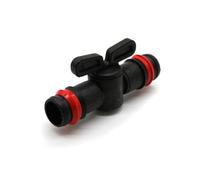 DOJA Barcelona | Valvola Irrigazione Sicurezza | Colore Nero | 16mm | 25 pz | Valvola Drenaggio Irrigazione | Valvola Regolazione Irrigazione Giardino, Orto, Balcone | Uso Tubi Irrigazione Esterno