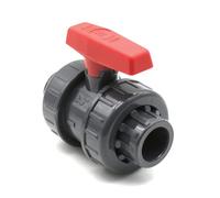DOJA Barcelona | Valvola PVC 25 | Valvola a Sfera PVC per Rubinetto | Ø 25mm * PN 10 | Valvole in PVC | Valvole a Sfera in PVC per Tubo per Irrigazione, Raccordo Piscina, Raccordi Rubinetti