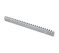 DOJA Industrial | Cremagliera Cancello Scorrevole | Modulo 4 | 1 Metro | 1 Unità | Barra Dentata Zincata Compatibile con Motore per Cancelli Scorrevoli | Uso: Cancello Scorrevole, Porta Garage