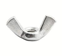 DOJA Industrial | Dado a Farfalla in acciaio M5 da 5mm | PACK 25 | Manopola femmina per lavorare SENZA CHIAVE senza Tools | Viti ad farfalle Facile da montaggio | Dadi con alette | Dadi a galletto