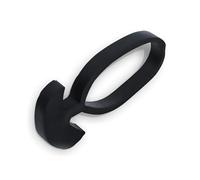 DOJA INDUSTRIAL | GANCIO ELASTICO GOMMA di 5CM | PACK 100 | Fissaggio elastici con gancio ANCORA per orto teloni supporto piante pomodori | TENDITORE ELASTICO per sostegno tutore pali o canne bambu