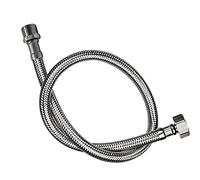 DOJA Industrial | Tubo Flessibile Rubinetto | PACK 2 | Femmina/Maschio | F 3/8" - M 10 x 100 | 35 cm di Lunghezza | Tubo Doccia Acciaio Inossidabile e Multiuso: Soffione Doccia, Cucina e Bagno