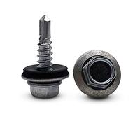 DOJA industrial | VITI AUTOFILETTANTI PER METALLO | PACK 500 | 5,2 x 19 mm | Viti autoperforanti testa esagonale con rondella | Autofilettanti in acciaio per fissaggio carrozzeria Legno Lamiera