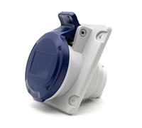 DOJA Insutrial | Base integrata 220- IP45 | 2P + T 32A (3 poli) | Base da incasso industriale