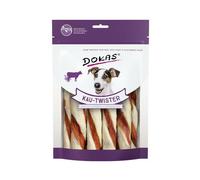 Dokas Dog Kau Twister pelle di Mucca, Entenherz & Petto D'Anatra 9 X 200g (33,28
