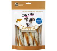 Dokas Twister bastoncini arrotolati Snack per cane - Set %: 2 x 200 g Pelle di manzo, Trippa e Petto di pollo