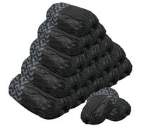 Dokeno 200 pezzi Copriscarpe Traspiranti Monouso, Resistenti 5,5g Copriscarpe Monouso Copriscarpa Calzari Calzari Monouso scarpa, Copriscarpe Impermeabili Antiscivolo per Interni, Taglia Unica, Nero