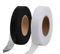Dokeno 2Pcs Nastro Termoadesivo per Tessuti 64m×20mm Orlo Svelto Termoadesivo Lavabile Nastro con Orlo da Stirare Svelto per Orlo, Orlo Svelto Termoadesivo per Giuntare Tessuti Pantaloni Tende Vestiti