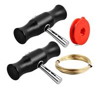 Dokeno 4 Pezzi Auto Strumento per Rimozione Parabrezza Kit Universale Attrezzi per Parabrezza Attrezzi per Parabrezza Kit Rimozione Parabrezza Auto con Maniglie