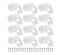 Dokeno Connettore Angolare LED 90 Gradi per Strisce a Nastro con Profilo Alluminio V 12 Pezzi