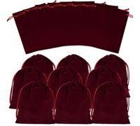 Dokeno Sacchetti per Gioielli in Velluto, Borsa Velluto Coulisse, Regali per Matrimoni e Feste 12x15CM