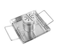 Dokeno Supporto Porta Pollo da Griglia, Supporto per Pollo in Acciaio Inox Barattolo per Birra, Verticale Supporto per Pollo, girarrosto per Cucinare polli Interi nel Forno e sulla griglia