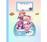 Doki Doki@Lite.ra.ture Cl.ub Notebook for Fan Teen Men Women: Doki Doki Composition Notebook | Thick 105 Pages Journal for Writing and Note | Perfect ... Work Office, Home, School | 7.5 x9.25 inches