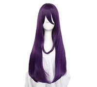 Doki Doki Literature Club Yuri Monika Natsuki Sayori DDLC Women Long Straight Synthetic Perucas Cosplay Wigs