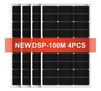 Dokio 100W/200W/400W Pannello Solare Rigido - Tetto, Campeggio