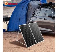 DOKIO 160W Pannello Solare Pieghevole 18V + 5V 2A USB 10A 12V/24V Pannello di Controllo Solare Portatile Fotovoltaico Cella/Caricatore di Sistema 160w