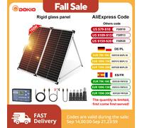 Dokio 18V 160W pannello solare pieghevole rigido cina 18V 10A 12V pannello Controller solare facile da trasportare caricatore cella/sistema 160W