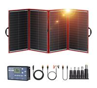 DOKIO 200W Kit pannello solare pieghevole portatile monocristallino con 2 por...