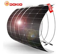 Dokio 400W 12V Pannello Solare 4x100W Flessibile - Gazebo, Tiny House