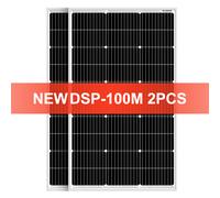 Dokio Pannello Solare 100W 200W 400W Monocristallino per Casa,Giardino e Tetto