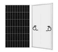 DOKIO Pannello Solare 200W 18V Monocristallino Fotovoltaico per batterie da 12V, ideale per camper, campeggio, casetta da giardino