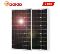 Dokio Rigido Pannello Solare Monocristallino 200W per Tetto, Giardino e Camper