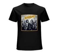Dokken Heavy Metal Glam Rock Band Gig Music Poster Funny T Shirts for Men Unisex Graphic Black 3XL