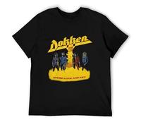 Dokken Under Lock And Key Black T-Shirt Double Sided Tee Black