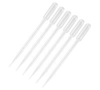 Dokpav 100 Pezzi 3ML Pipetta Contagocce, Plastica Trasferimento Pipetta Graduata Pipettatori Misurazione Monouso, Pipetta di Trasferimento in Plastica per Miscelazione Vernici Acriliche e Laboratorio