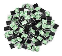 Dokpav 100 Pezzi Clip per Cavi con Adesivo, Clip Fermacavi da Parete, Fermacavi a Clip, Fermacavo per Casa o Ufficio, Cavi da Scrivania, Gestione dei Cavi TV PC Laptop Casa (Nero)