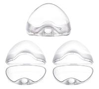 Dokpav 3PCS Scatolina Porta Succhietto, Portaciuccio Scatolina Portatile Scatole Ciuccio, Trasparente Scatola Ciuccio, Box Portasucchietto - Senza BPA, Non Tossico e Lavabile in Lavastoviglie